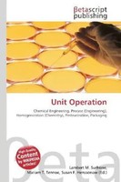 Lambert M. Surhone (U. A.) | Unit Operation | Taschenbuch | Englisch (2026)