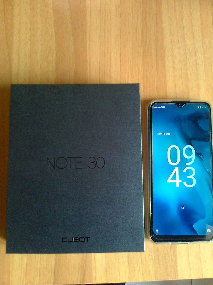 SMARTPHONE X Redmi COME NUOVO Android 12 CUBOT NOTE 30 -  64 gb hd -  Dual  Sim - Immagine 3 di 4