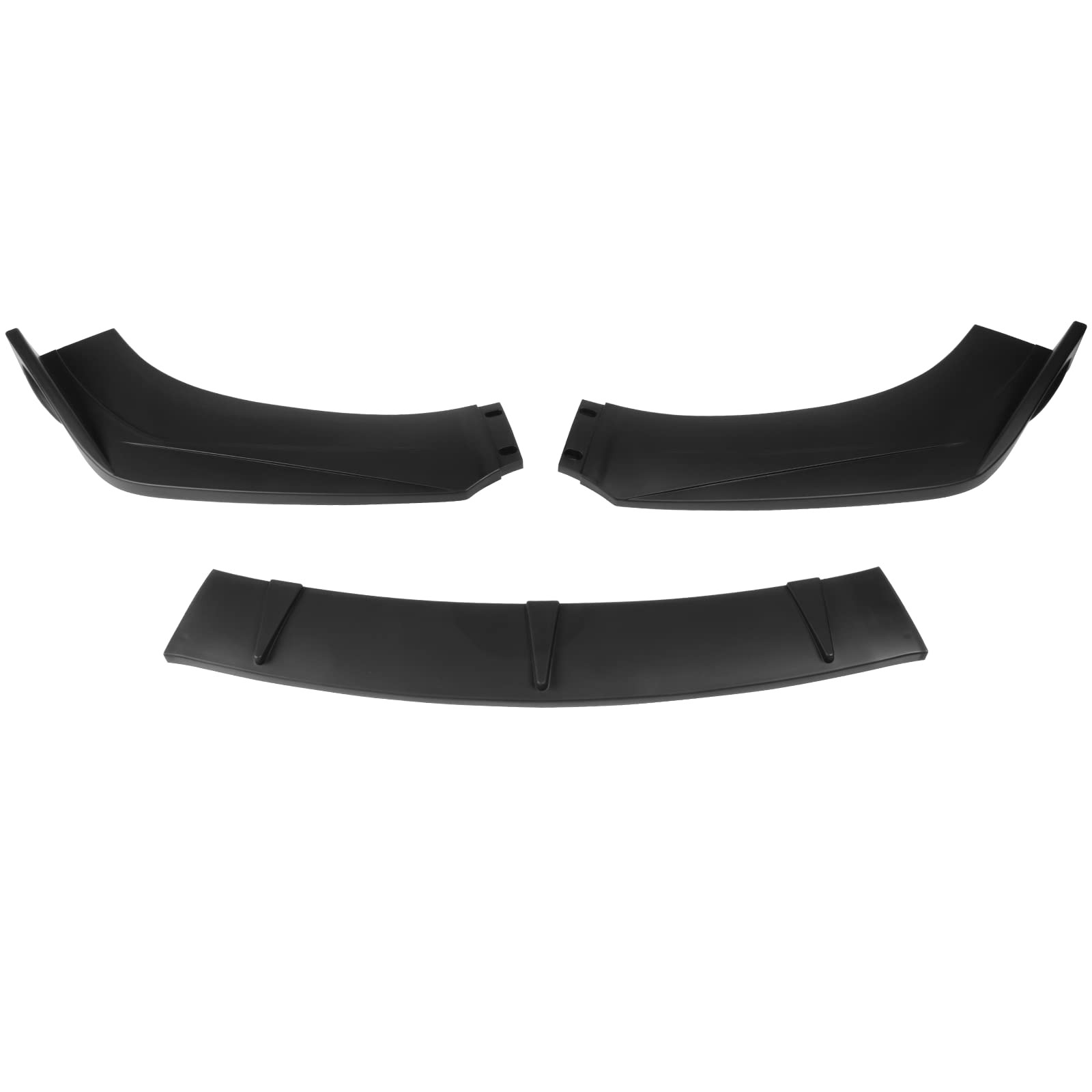 Front Bumper Lip Splitter Fits 2011-2021 Volkswagen Jetta Matte Black PP Air Dam