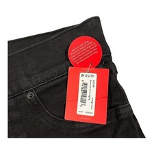 NWT Spanx Distressed Ankle Skinny Denim Leggings Vintage Black Size XS