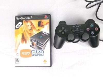 Sony PS2 DualShock 2 Controller + EyeToy Play Game Bundle Untested