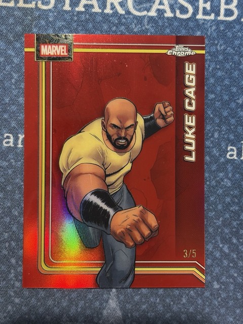 2020 Topps Chrome Mavel Luke Cage Red Refractor /5 O72