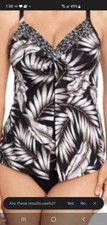 Miraclesuit Love Knot Tankini Top Women  s Size 8