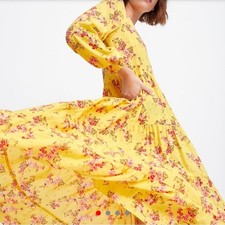 ZARA The Angle Midi Dress Size S