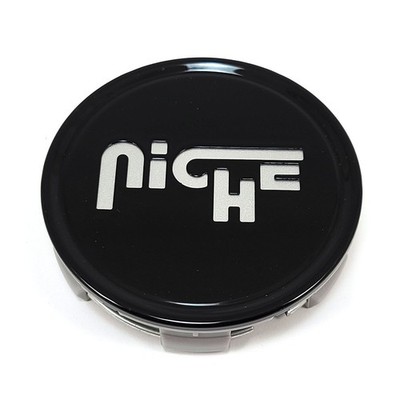 Niche Gloss Black Wheel Center Hub Cap 2.95'' for 5/6Lug M220 Gemello M202 Vosso