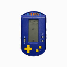 Radica Tetris Electronic Handheld Game 2000 Flip Cover Tested Works vintage