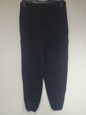 Sku 182 Hugs & Kisses Black Over The Bump Maternity Joggers Size 12 Ins Leg 28"