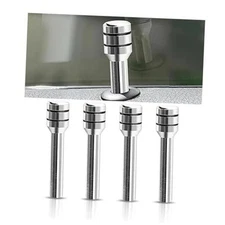 4PCS Car Door Lock Knobs, 1.96×0.47 Inch Door Lift Bolt Auto Inner Door Pull 