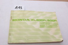 Fahrerhandbuch Bedienungsanleitung Honda XL400R / XL500R 1982 vollständig