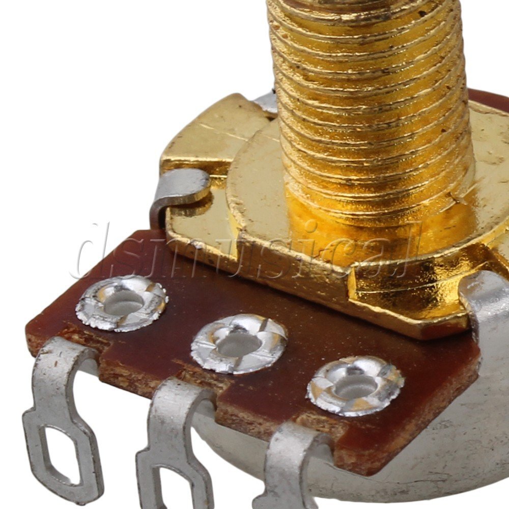 5PCS A500k Ohm Audio Mini Pots Guitar Potentiometer For Electric Guitar