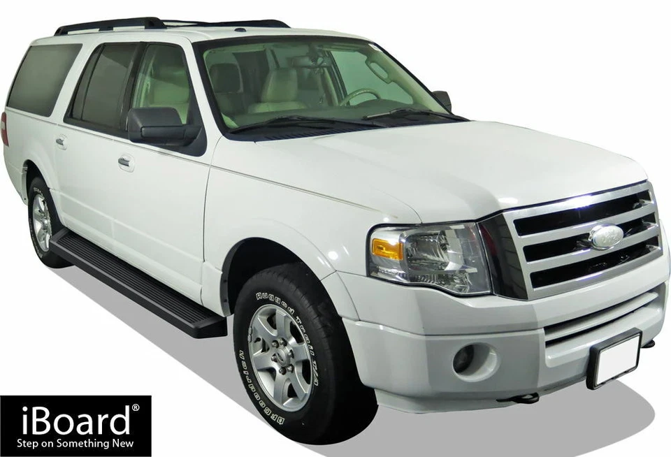 Running Board Style Side Step 6in Black Fit Ford Expedition 97-17 Foto 2 de 4