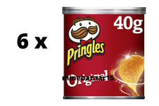 Pringles Original Crisps - 40g - Pack of 6