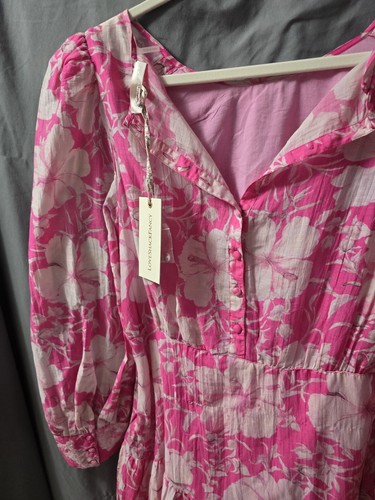 Loveshackfancy Mini Pink Dress Size 10 NWT - Picture 9 of 10