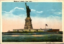 Vintage PPC - Statue of Liberty, New York - F17234