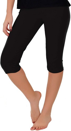 Women's Knee-Length Leggings | Stretchy 