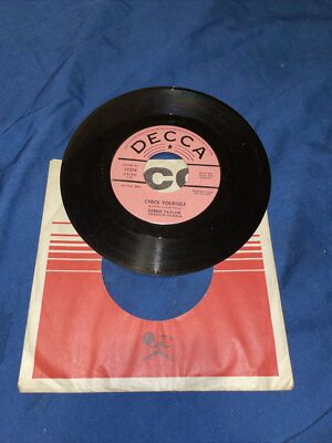 DEBBIE TAYLOR: check yourself / wait until i'm gone Decca 7'' Single 45 RPM