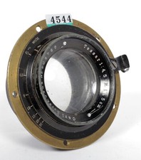 Carl Zeiss Jena Tessar 165mm F4.5 barrel lens with flange 4544 AS IS