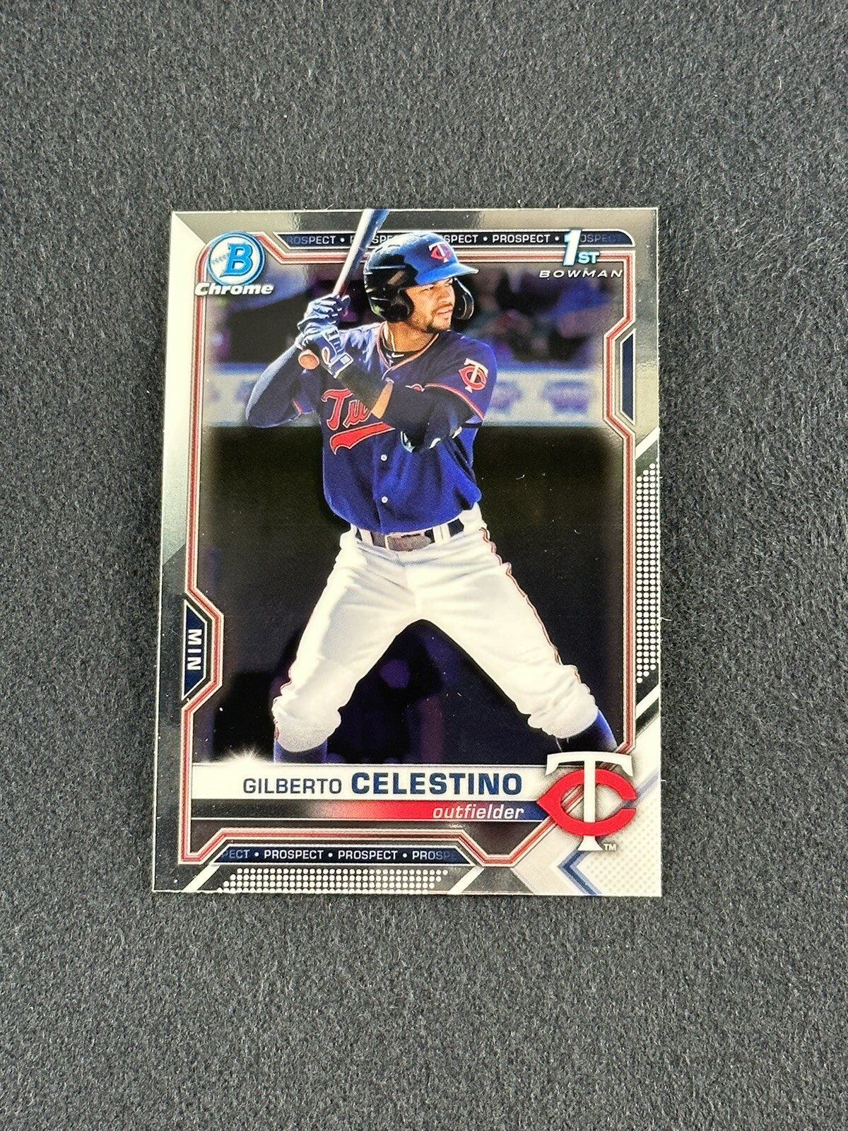 2021 Bowman Chrome Prospect GILBERTO CELESTINO 1st Bowman #BCP-232 - Twins