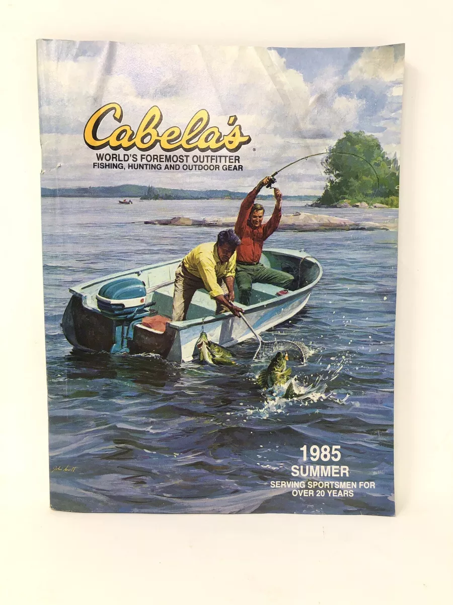 Vintage 1985 Cabela's & Bass Pro Shops Summer Catalog Fishing