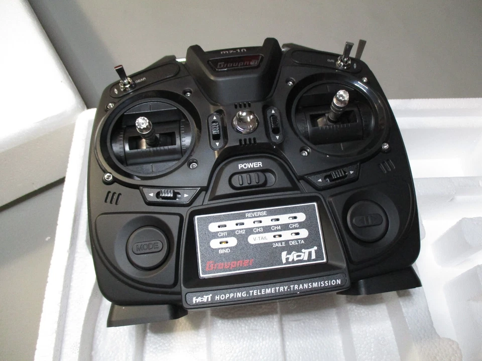 AT422 GRAUPNER TELECOMMANDE REMOTE CONTROL MZ-10 - Photo 4/4