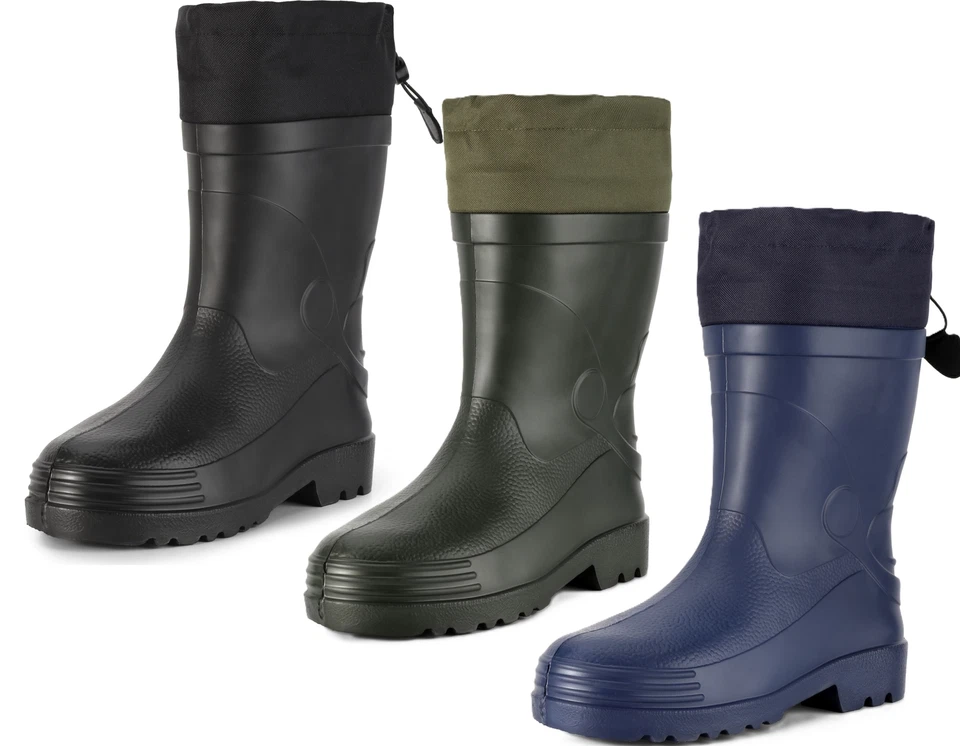 Ladeheid Herren federleichte Eva Thermo Gummistiefel gefüttert LA-892 (41-48)