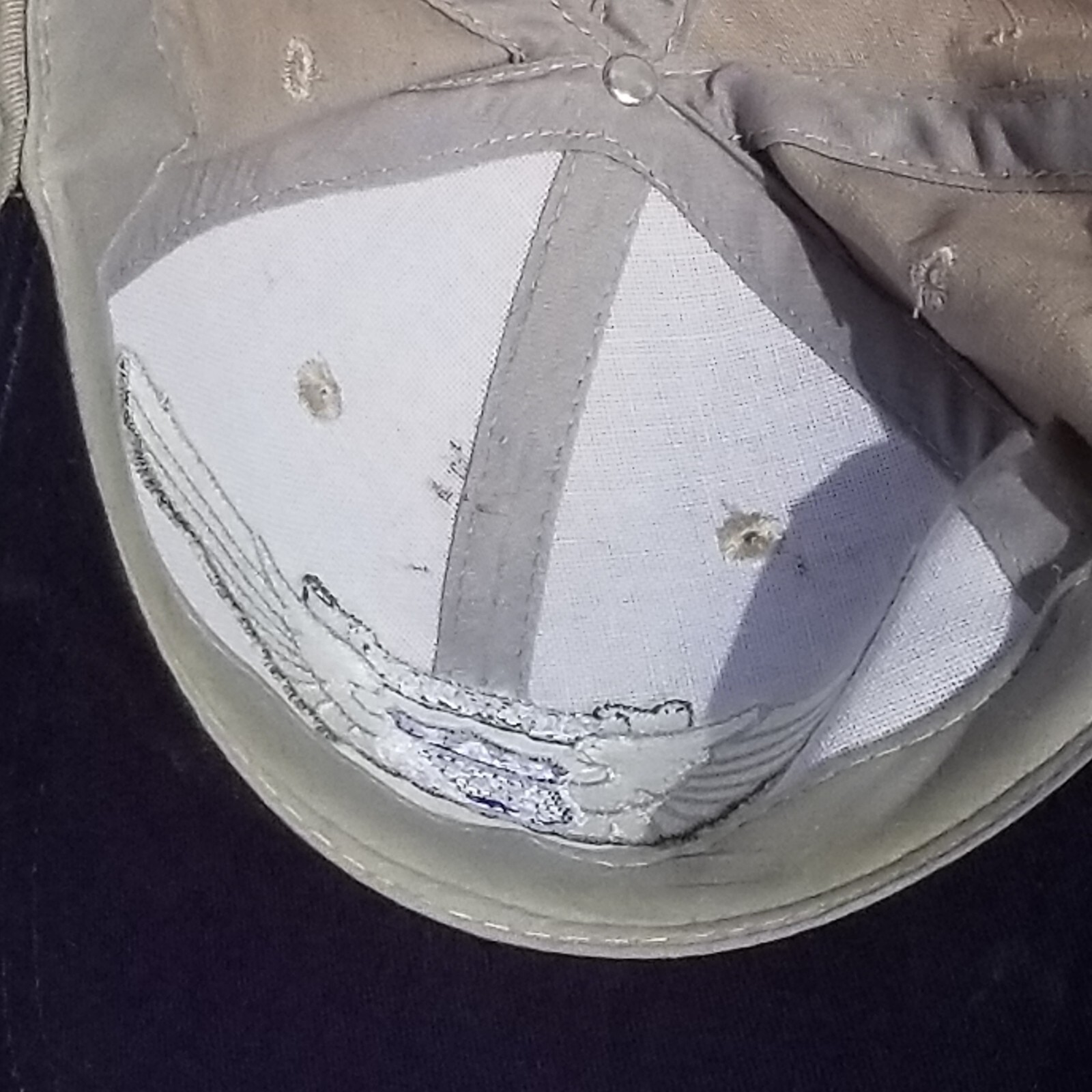 Air Force Ghost Squadron Hat Hook Loop Snapback B… - image 21