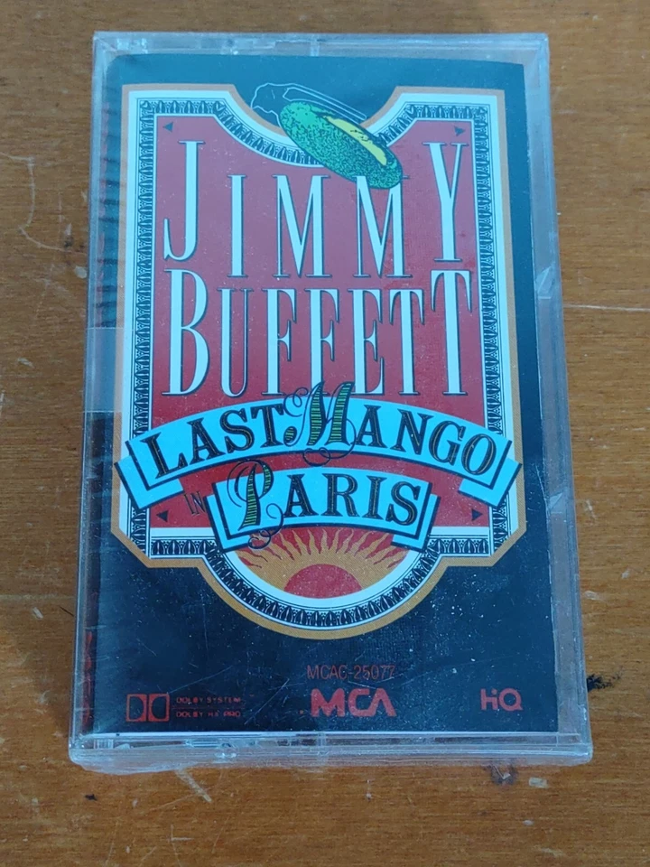JIMMY BUFFETT Last Mango In Paris CASSETTE TAPE Key Largo 1985 Key West Conch - Image 2 of 4