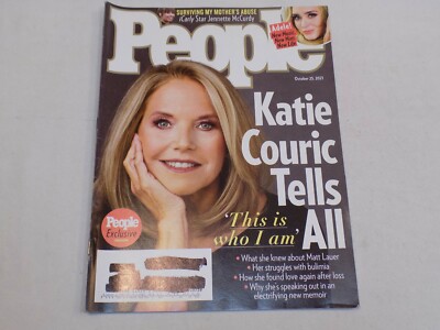 People Magazine October 25 2021 Katie Couric Matt Lauer Adele Jenette McCurdy +