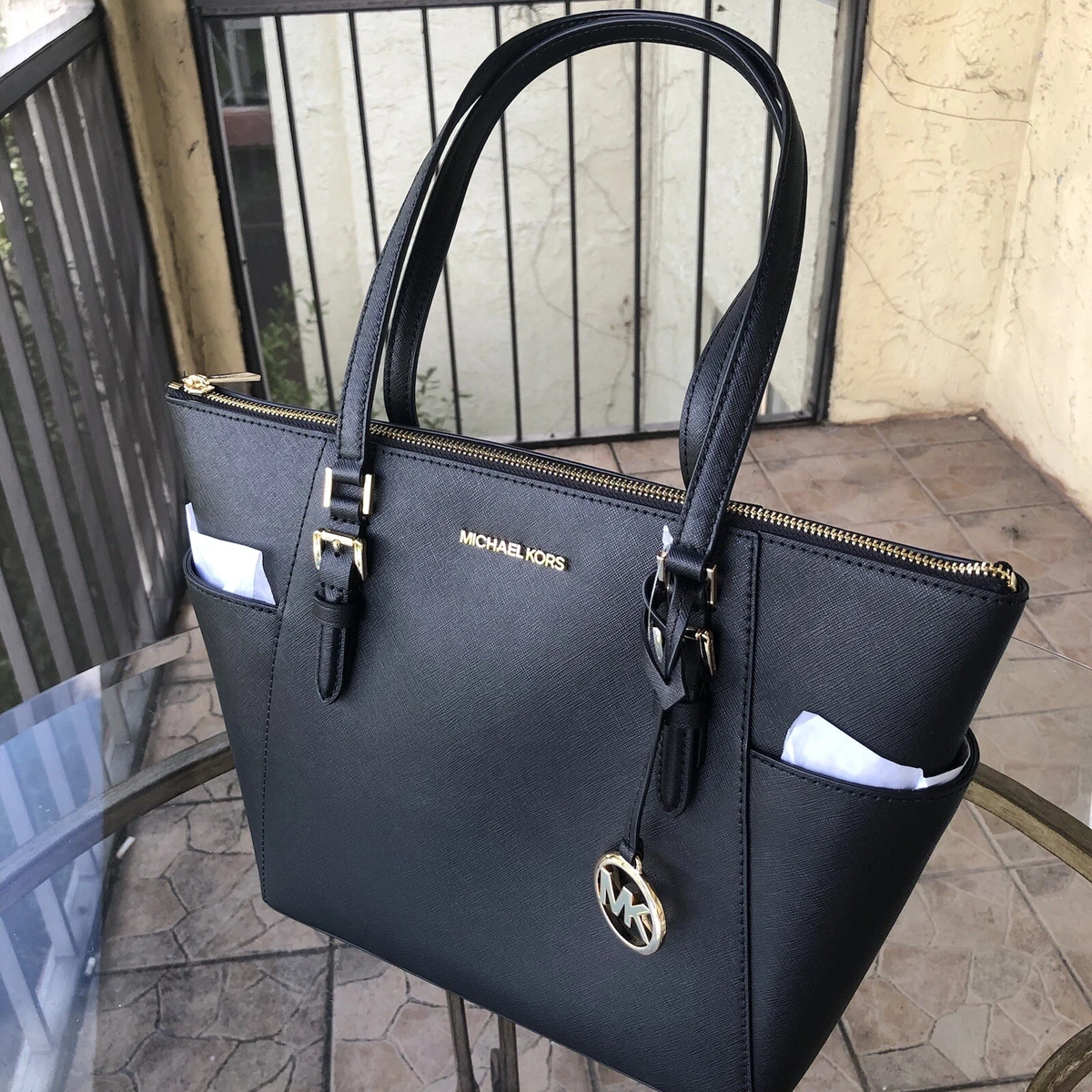 Michael Kors Charlotte Large Top Zip Tote Bag