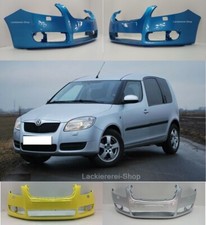 STOßSTANGE VORNE LACKIERT IN WUNSCHFARBE NEU für Skoda Roomster 06-10 mit SRA