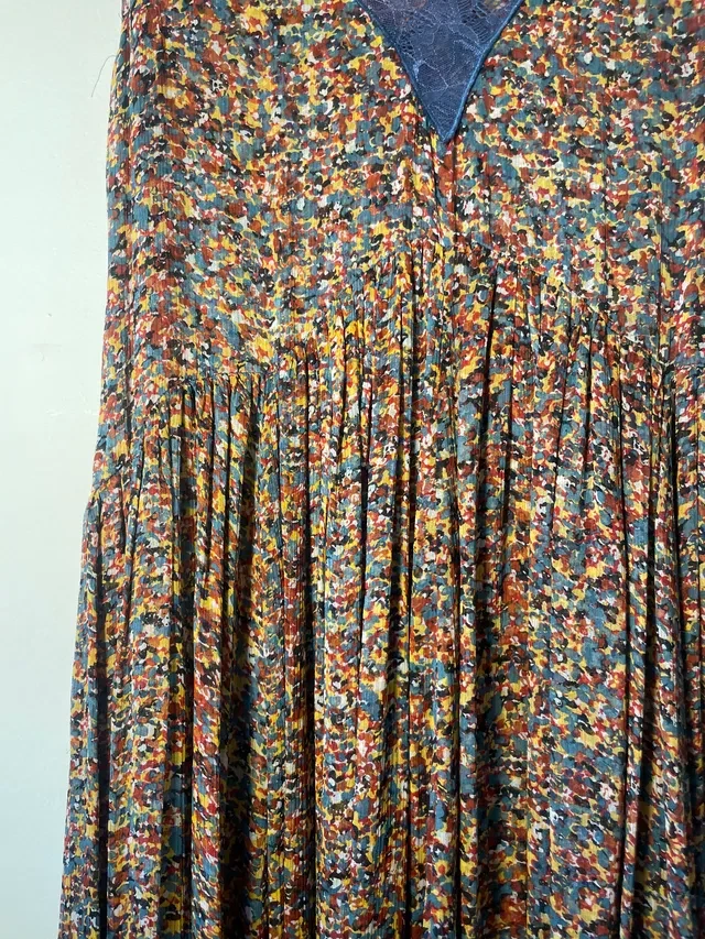 Vestido largo colorido para mujer Catherine Malandrino talla 4 Foto 2 de 4