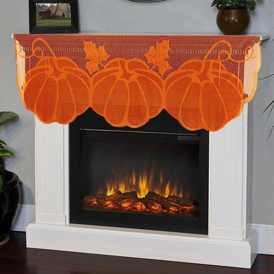 Thanksgiving Decor Fall Table Runner Fireplace Scarf Thanksgiving