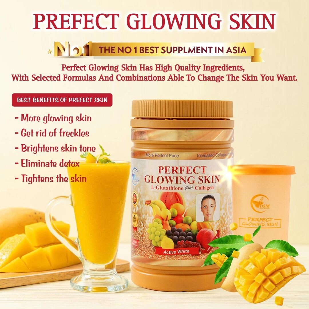 best glutathione in the philippines 2017 PERFECT GLOWING SKIN WITH L- PLUS, VITAMIN C AND COLLAGEN Mistline Glutathione Platinum Day beauty-care Size:25 g