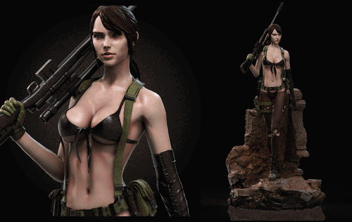 1/8 1/6 Quiet Sniper 3D Druck Garage Bausatz Figur Modellbausatz unbemalt ungebaut - Bild 1 von 8