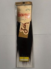 2PACKS Zury 100 Human Hair Weaving Micro Yaky Perm 10 inch color 2