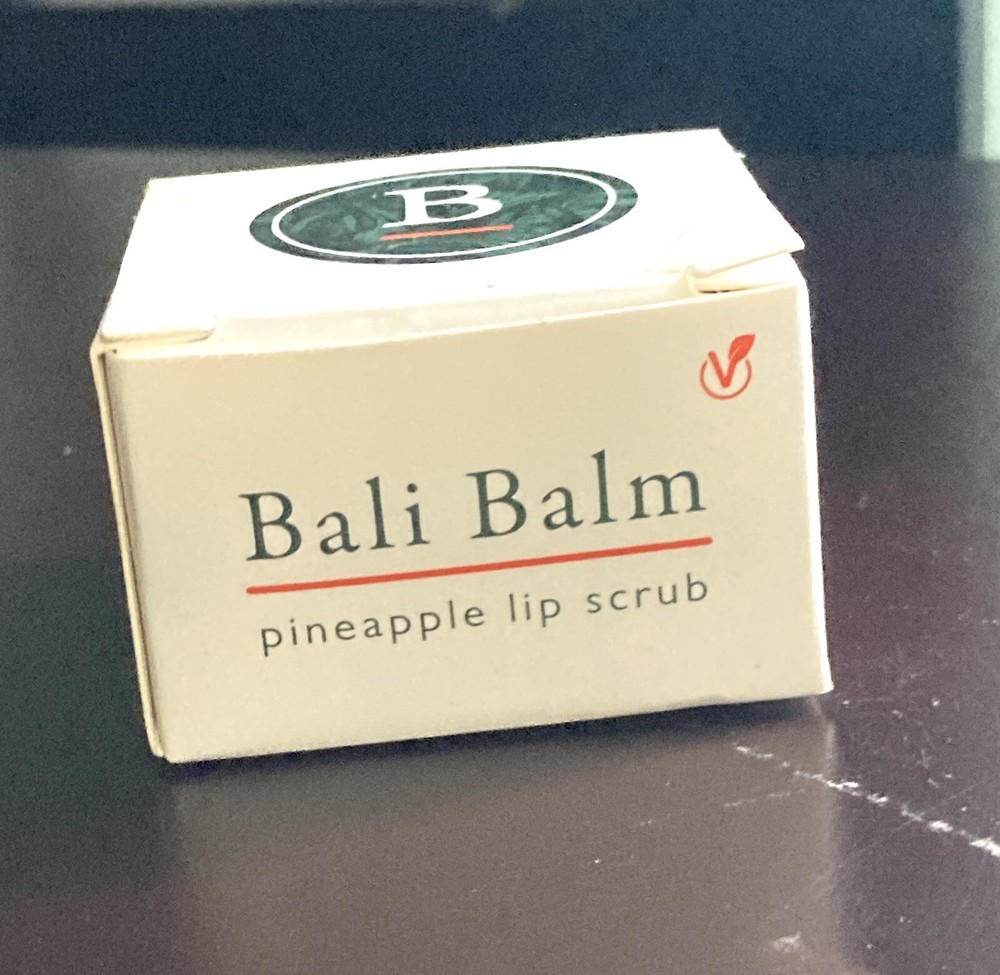 Bali Balm ~ Pineapple Lip Scrub ~  15ml Full Size ~ New in Box