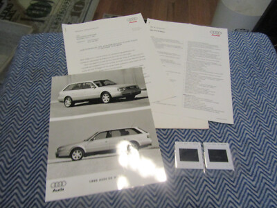 1995 AUDI S6 HIGH PERFORMANCE STATION WAGON PRESS RELEASE KIT BROCHURE PACKET
