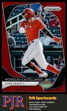 Nicholas Castellanos 2020 Panini Prizm: Red Prizm #205 Reds 35% Off 4+