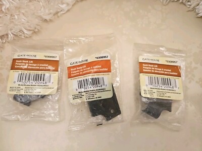 GATE HOUSE Sash Oil Rubbed Bronze Hook Lock #0308957 LOT/3 NOS