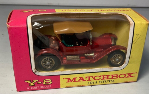 Matchbox Lesney Models Of Yesteryear 1914 Stutz Y-8 Boxed Not Dinky Corgi - Picture 2 of 10