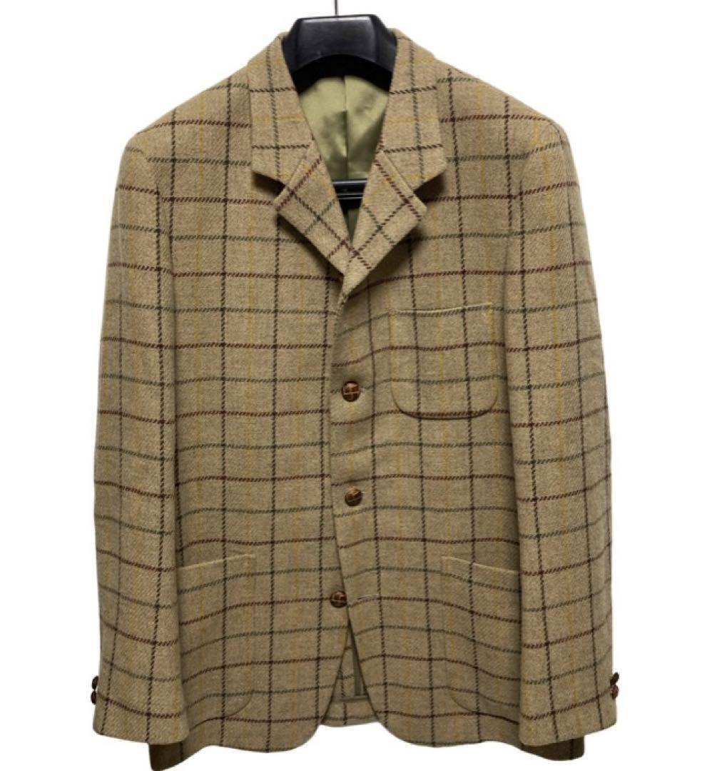 ジャケット・アウター block pattern tweed jacket 0400021878610_BLUE?wid=600&hei