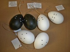 Deko-Ostereierset 6 teilig "Vogeltapser" Impressionen living  