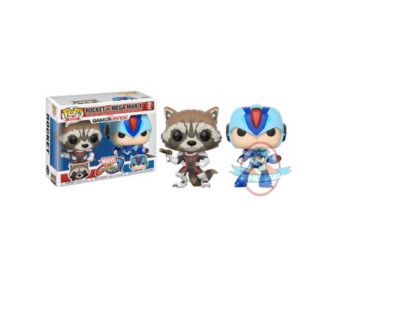 Pop! Games: Marvel vs. Capcom Rocket Vs Mega Man X 2 Pack Funko