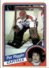 1984-85 Topps #148 Pat Riggin Hockey Card