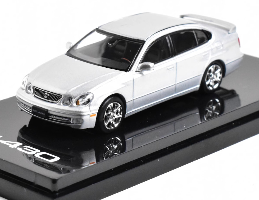 ED Hobby Japan 1:64 Silver GS430 Sedan Sports Model Diecast Metal Car New