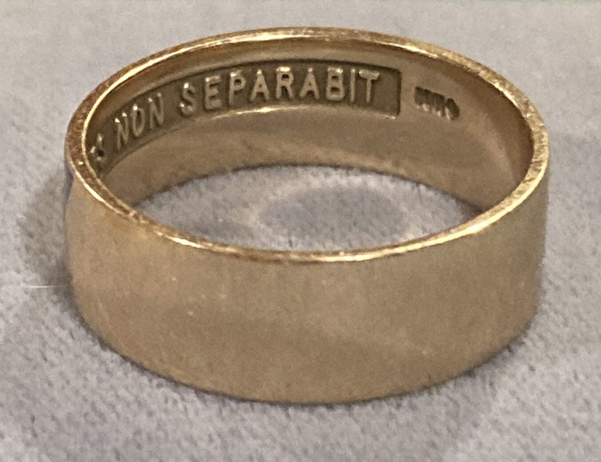 10K Yellow Gold Scottish Rite Masonic Ring Virtus Junxit Mors Non