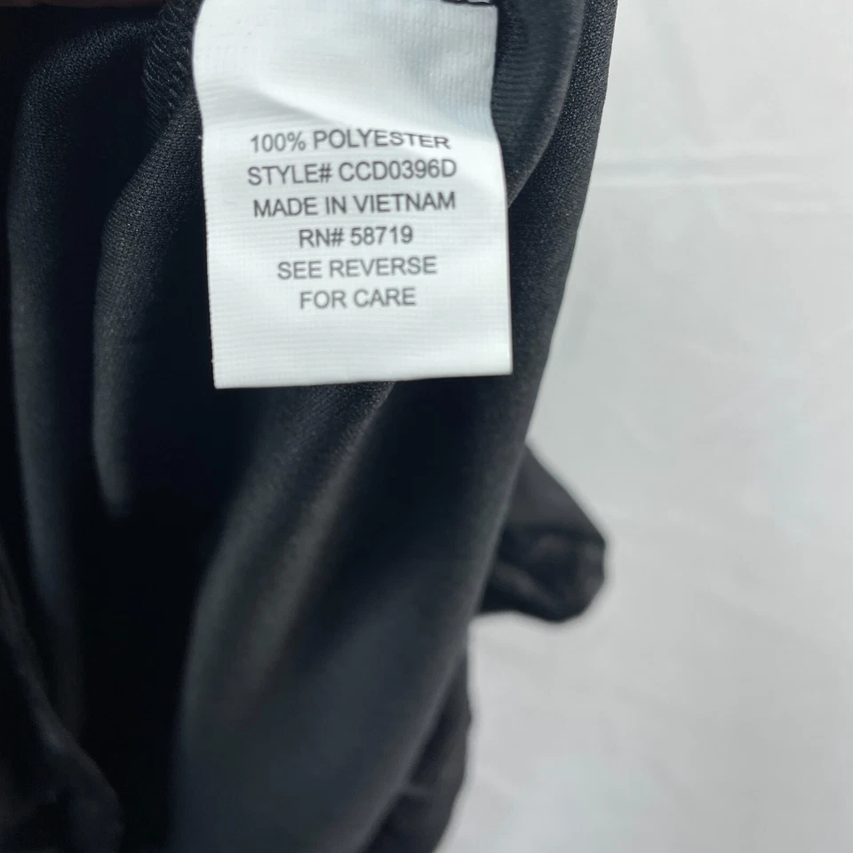 Vestido feminino NY Collection tamanho pequeno pequeno pequeno preto bolinhas forrado transparente novo - Imagem 4 de 4