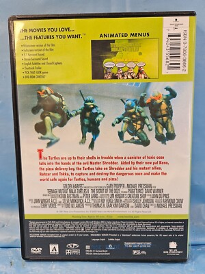 New Line Teenage Mutant Ninja Turtles II Secret Of The Ooze Movie