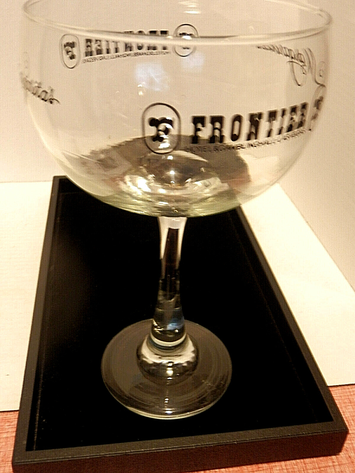 2 Frontier Hotel & Gambling Hall Las Vegas Large Margarita Glasses eBay