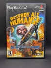 Destroy All Humans (Sony PlayStation 2, 2005) PS2 CIB Tested And Working!